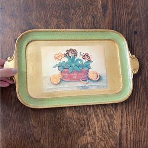 Vietri Italian Florentine Tray
